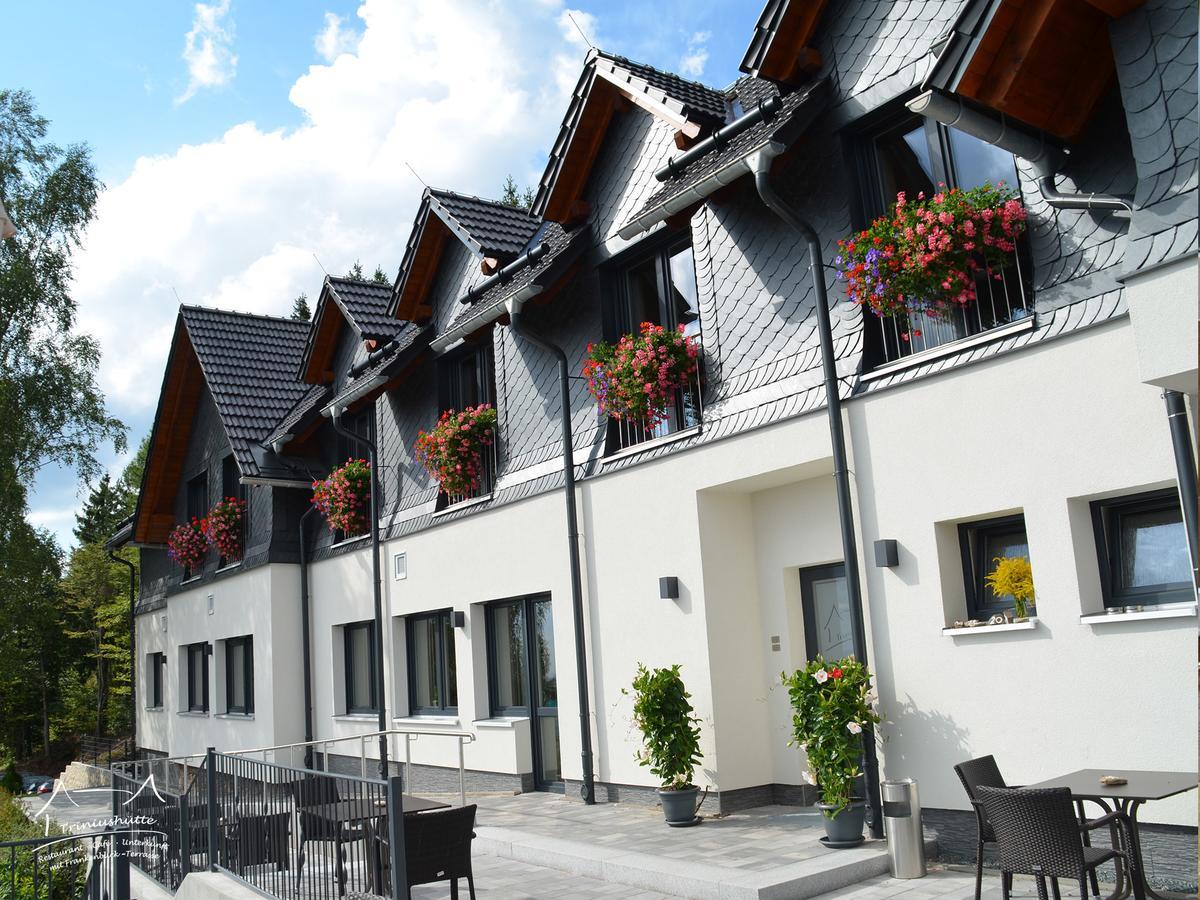 Die Triniushuette "Thueringens Schoenste Aussicht" Rauenstein エクステリア 写真