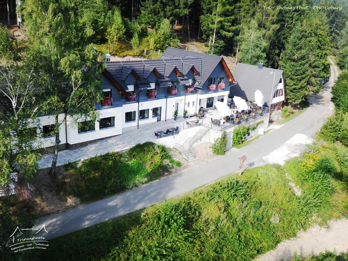 Die Triniushuette "Thueringens Schoenste Aussicht" Rauenstein エクステリア 写真