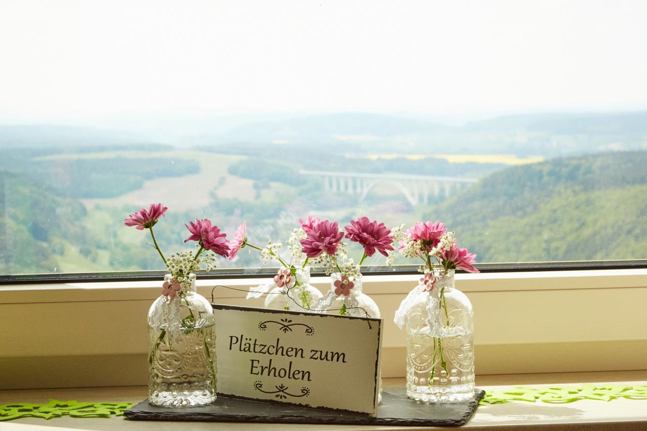 Die Triniushuette "Thueringens Schoenste Aussicht" Rauenstein エクステリア 写真